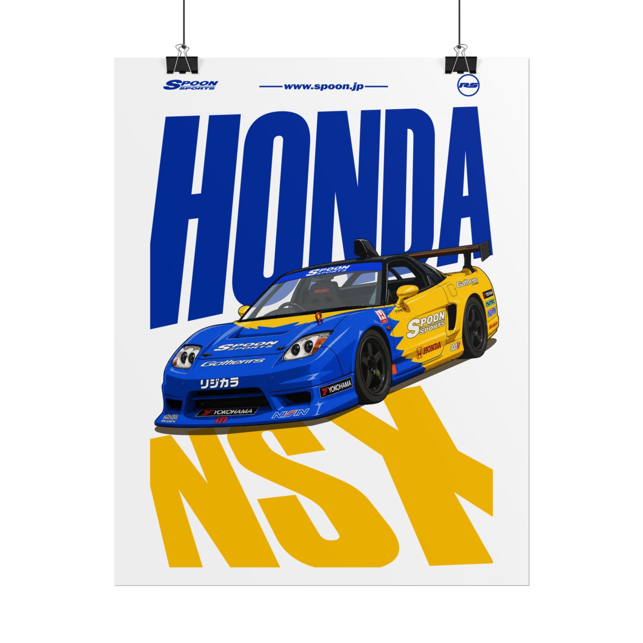 Spoon Honda NSX-R Rolled Posters