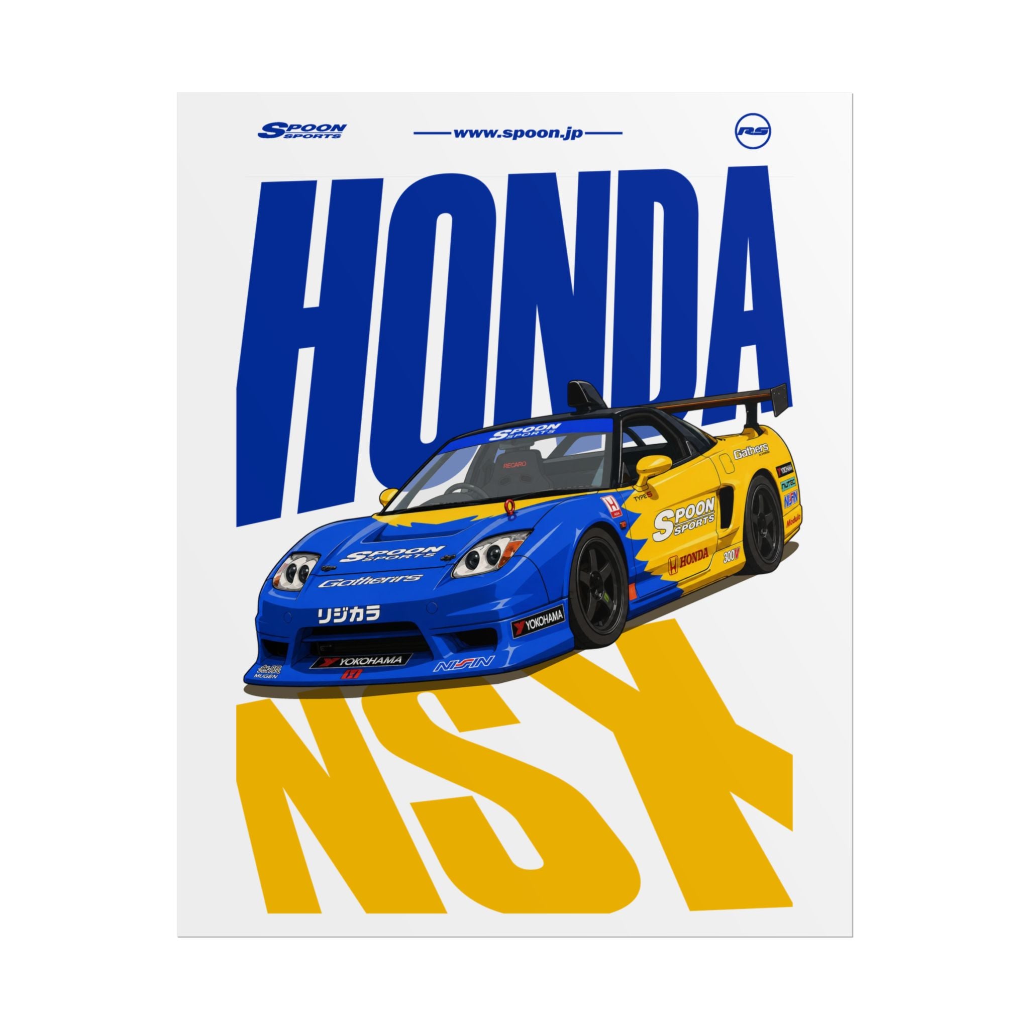 Spoon Honda NSX-R Rolled Posters