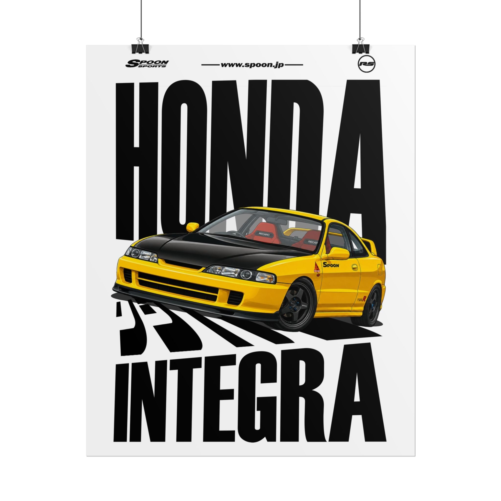 Spoon Honda Integra Type-R Rolled Posters
