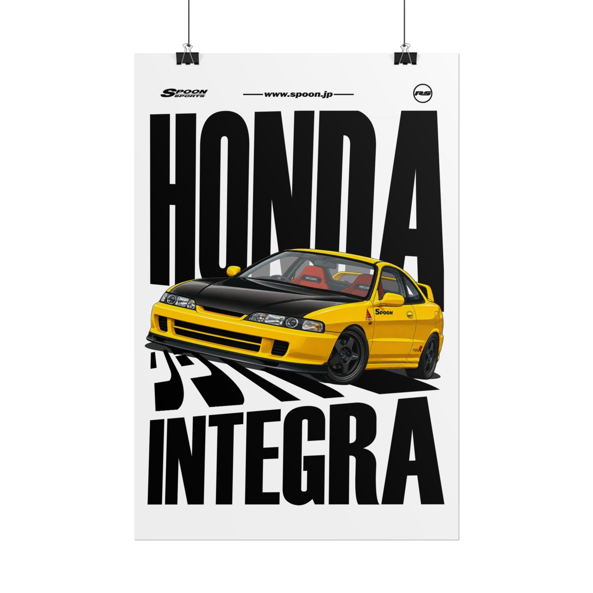 Spoon Honda Integra Type-R Rolled Posters