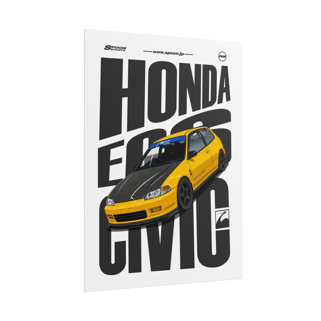 Spoon Honda Civic EG6 Rolled Posters