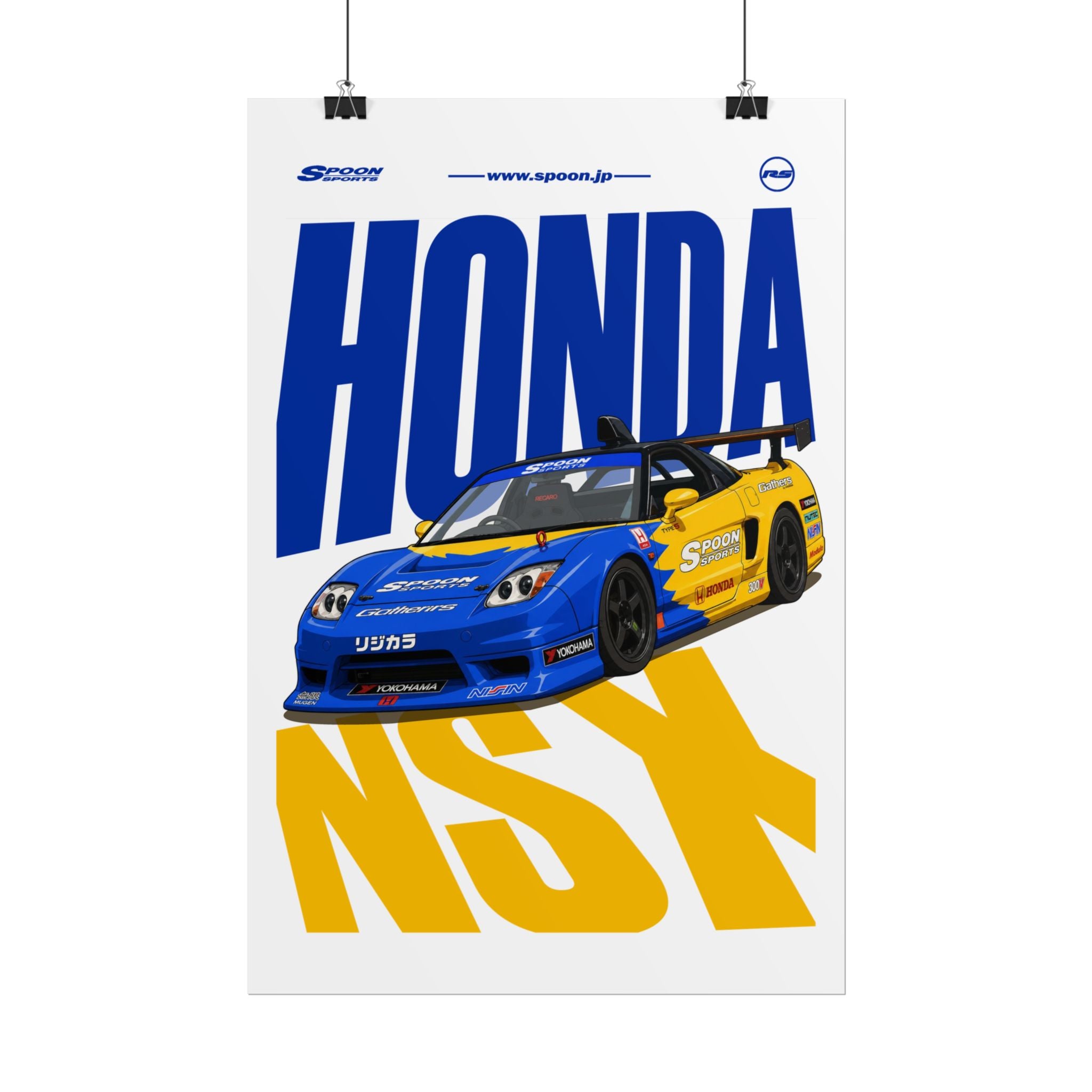 Spoon Honda NSX-R Rolled Posters