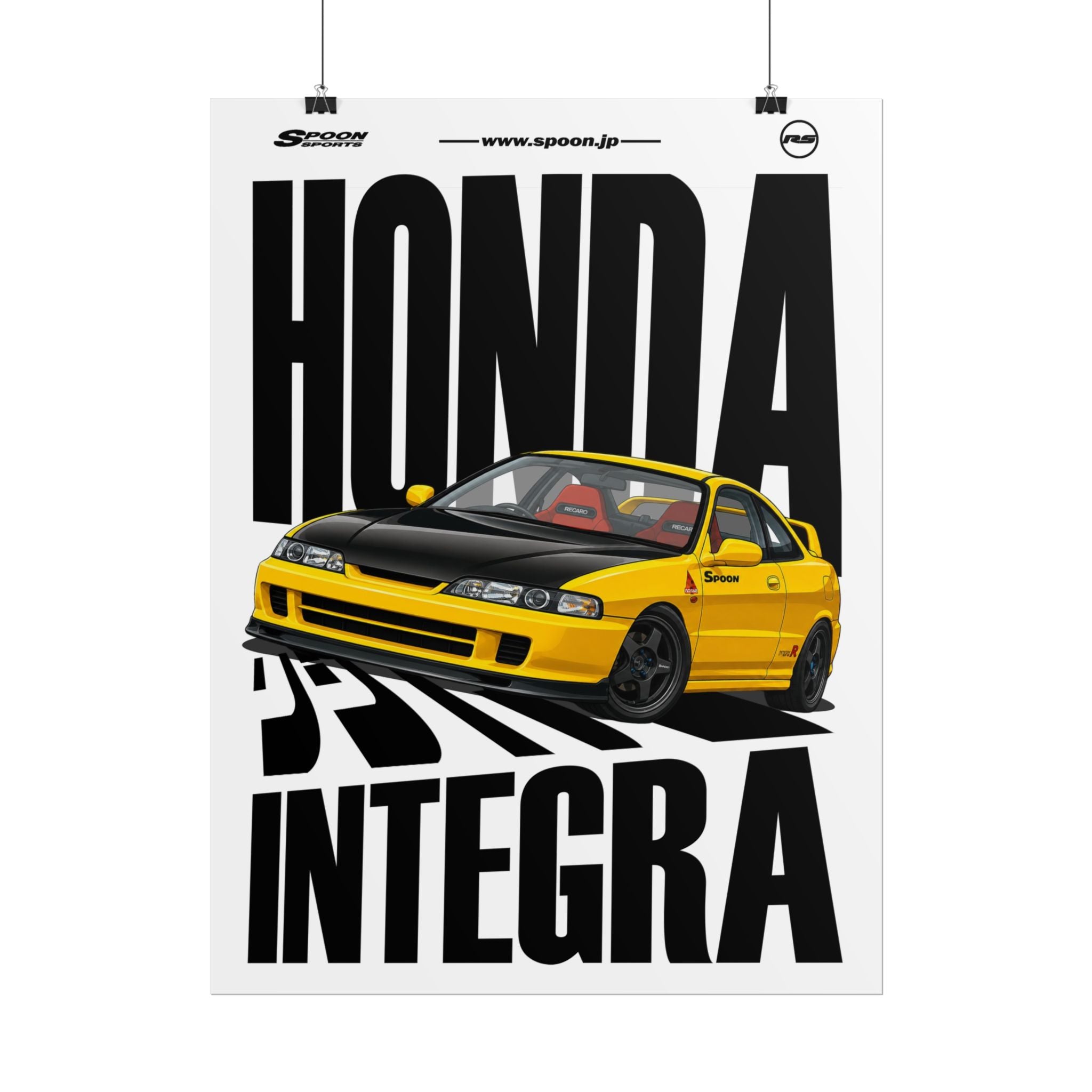 Spoon Honda Integra Type-R Rolled Posters