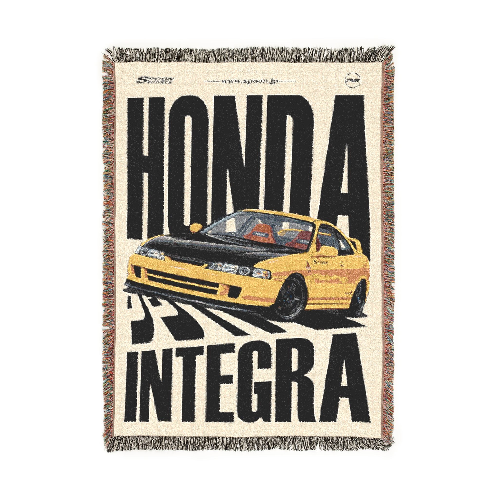 Spoon Honda Integra Woven Blanket